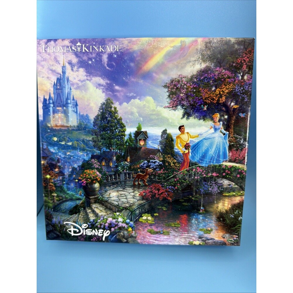 Thomas Kinkade Ceaco Puzzle 750 pc  Disney's Cinderella Wishes Upon a Dream